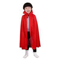 Kırmızı Renk Yakalı Pelerin Çocuk Boy 90 Cm