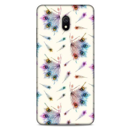 Xiaomi Redmi 8A Kılıf Desenli Özel Seri Tüyler (35) Fit Design Kılıf