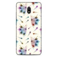Xiaomi Redmi 8A Kılıf Desenli Özel Seri Tüyler (35) Fit Design Kılıf