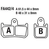 YAMAHA Yamaha Ön Fren Disk Balatası Fa442 Yzf R1 Uyumlu (2007-2014)Mt-01(