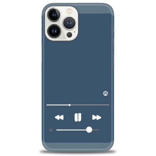 iPhone 13 Pro Max Kılıf HD Baskılı Kılıf - Müzik Çalar + Tam Ekran Koruyucu