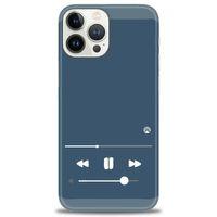 iPhone 13 Pro Max Kılıf HD Baskılı Kılıf - Müzik Çalar + Tam Ekran Koruyucu