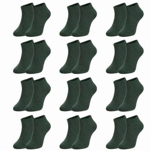 Erkek Pamuklu Patik Çorap 12'li 39-44 | Dikişsiz Burun, Koku Karşıtı, Nefes Alan Sneaker