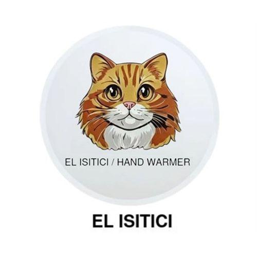 Sıa Kahverengi Kedi Cep Sobası,El Isıtıcı,Sıcak Su Torbası Pvc 10X9,5Cm