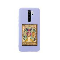 Xiaomi Redmi Note 8 Pro The High Priestess Premium Silikonlu Lila Telefon Kılıfı