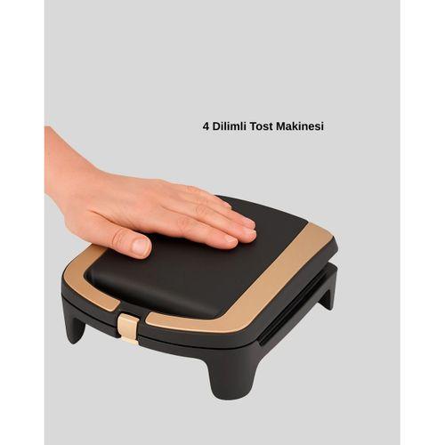 Tost Makinesi Hızlı Pişirme Teknolojisi 1500 Watt