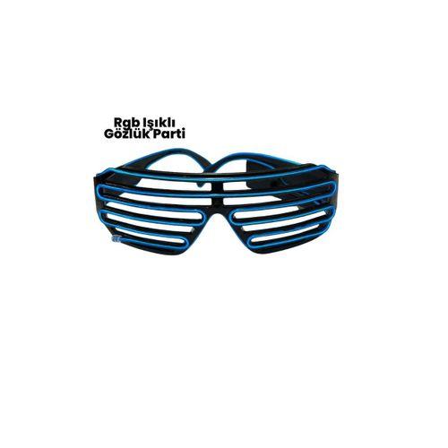 Neon Gözlük Mavi