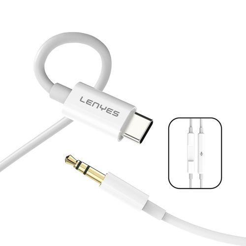 Lenyes AX106 Type-C to 3.5mm AUX Audio Kablo 1M
