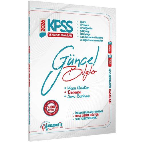 2026 Eylül KPSS Genel Kültür/Kurum Sınavları Güncel Bilgiler Konu Anlatım-Deneme-Soru Bankası