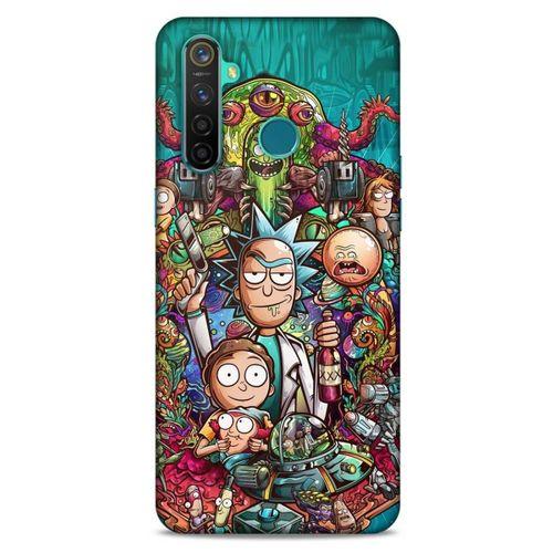 Realme 5 Pro Uyumlu Kılıf Rick And Morty (32) Soft Silikon Kılıf Cronenberg Morty