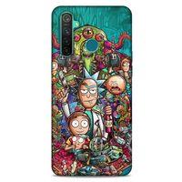 Realme 5 Pro Uyumlu Kılıf Rick And Morty (32) Soft Silikon Kılıf Cronenberg Morty