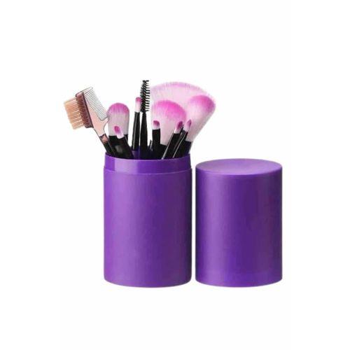 12 Parça Profesyonel Makyaj Fırçası Far Fırçası Allık Fırçası Yumuşak Kıllı