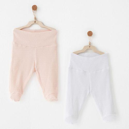 Andywawa AC26764 Special Modal 2li Pantolon Pink White