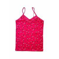 Kadın Askılı Desenli Atlet Dantelli Empirme Pamuklu Penye D3