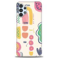 Samsung Galaxy A13 4G Kılıf HD Baskılı Kılıf - Çizim + Tam Ekran Koruyucu