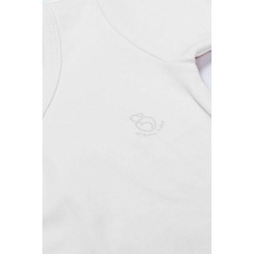 Bistyle Bistyle Organik Natural Basic Style Kruvaze Uzun Kol Body BS17102 Beyaz