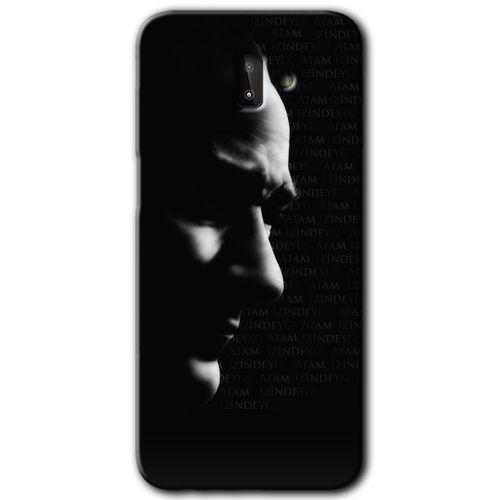 Galaxy J8 Kılıf HD Desen Baskılı Arka Kapak - Atam İzindeyiz + Kırılmaz Cam