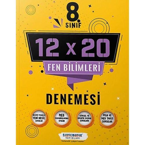 8. Sınıf Fen Bilimleri 12x20 Deneme Sistematik Yayınları