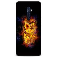 Lopard Oppo Reno 2 Uyumlu Kılıf FireX (43) Thin Fit Kılıf Dünya Haritası