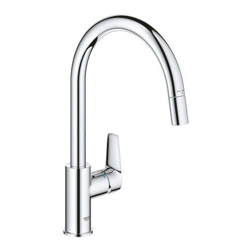 Grohe Bauedge Tek Kumandalı Spiralli Eviye Bataryası 30536000
