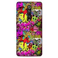 Graffitix (6) Desenli Silikon Kapak Xiaomi Mi 9T Kılıf