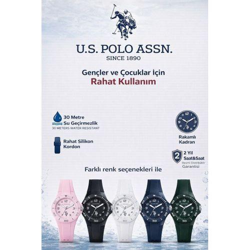 U.S.POLO ASSN 2 Yıl Saat&Saat Garantili 3 Atm Suya Dayanıklı Genç Ve Çocuk Kol Saati US.G2146.2