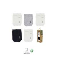 Bistyle 5'li Penye Soket Kutulu Basic Çorap 10131 Gri