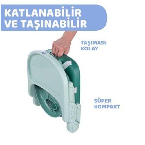 Chicco Pocket Snack Yükseltici Mama Sandalyesi - Sage