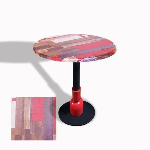 Dockers Melody Yuvarlak Masa (ESB) Çap 70cm - (Werzalit, Wermodin ve Allzalit Tabla) - Redwood