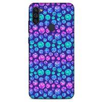 Geometrix 58 Samsung Galaxy M11 Kılıf Silikon Kapak