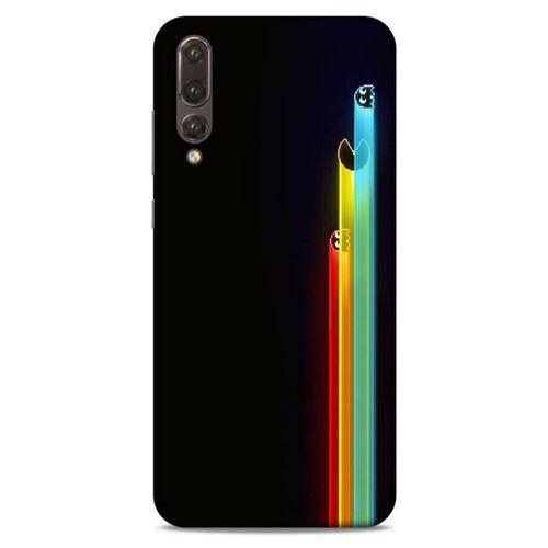 Retro (29) Desen Arka Koruma Kılıfı Renkli Huawei P20 Pro Kılıf