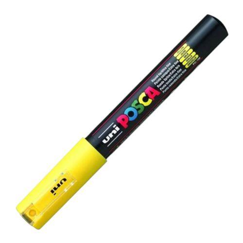UNİBALL POSCA 0.7 SU BAZLI BOYAMA MARKÖRÜ SARI- (UNİ-PC-1M ) (N)