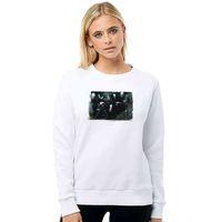 Dimmu Borgır Muzik Grup Baskılı Beyaz Kadın Sweatshirt