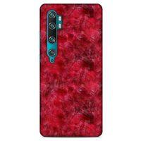 Mermer Desenli (6) Tema Silikon Kılıf Kırmızı Xiaomi Mi Cc9 Pro Kılıf