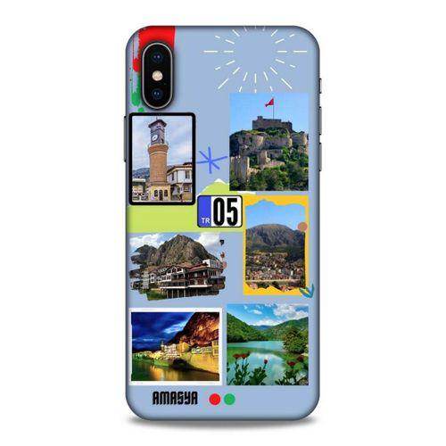 Lopard Apple Iphone X Uyumlu Kılıf Şehirli ※ (5) Amasya Koruma Kabı