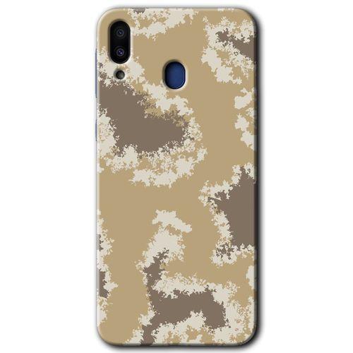 Galaxy M10 Kılıf HD Desen Baskılı Arka Kapak - Kamuflaj 33 + Kırılmaz Cam