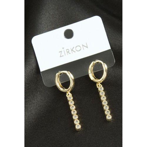 Çubuk Zirkon Taşlı Küpe