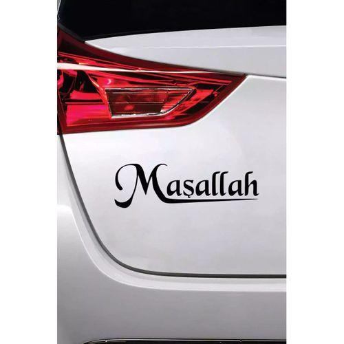 Maşallah Sticker Oto Motor Laptop Duvar Folyo Sticker 90 X 27 Cm