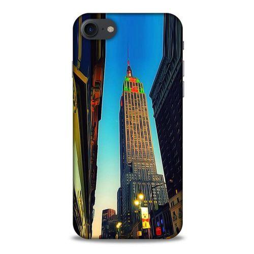 Apple Iphone 8 Kılıf Dünya Mimarisi (6) Silikon Kılıf Empire State