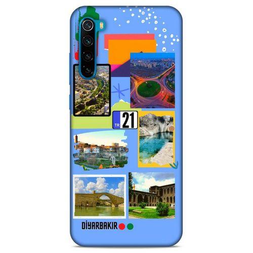 Lopard Xiaomi Redmi Note 8T Uyumlu Kılıf Şehirli ※ (21) Diyarbakır Koruyucu Kapak