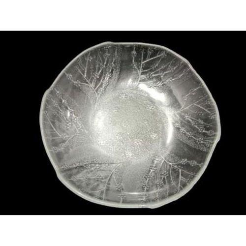 Yaprak Desen Cam Servis Tabağı Seti 4 Adet