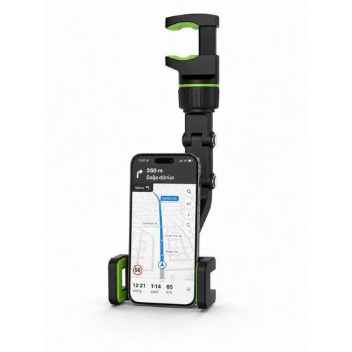 Araç İçi Dikiz Aynası Telefon Tutucu 360° Dönebilen Katlanabilir
