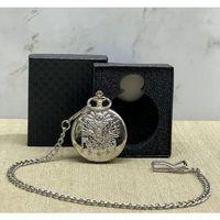 Özel Kutulu Osmanlı Devlet Arması Gümüş Köstekli Saat Alk4665