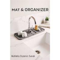 Silikon Batarya Matı & Lavabo Organizeri: Premium Musluk Altı Kurutma Matı