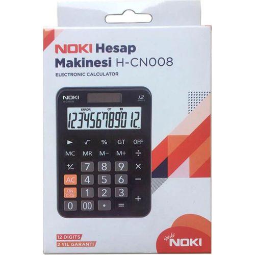 'NOKİ HESAP MAKİNESİ 12 HANE MASA ÜSTÜ H-CN008 (GÜNEŞ ENERJİLİ)