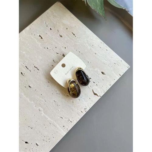 Taşlı Küpe - Yeşil