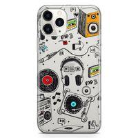 Apple iPhone 11 Pro Kılıf Plak Kulaklık Hoparlör Arka Kapak Koruma Desenli Full Koruyucu