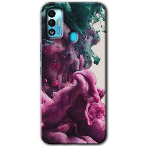 Potkal Hediye Fabrikası Tecno Spark 7T Kılıf HD Desen Baskılı Arka Kapak - Liquid Cloud