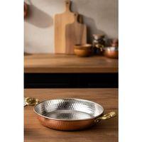 Turna Bakır Acemli Tava 2 No 16 Cm El Dövme Kırmızı Turna7582-1