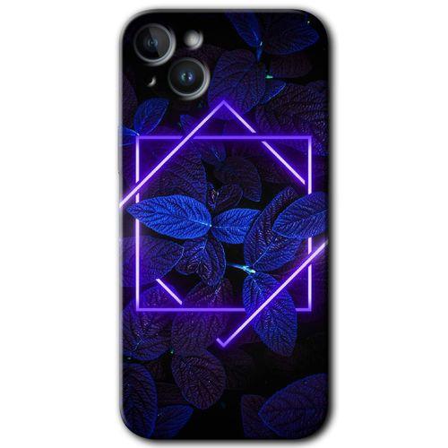 Potkal Hediye Fabrikası iPhone 14 Plus Kılıf HD Desen Baskılı Arka Kapak - Mekanik Yaprak 5